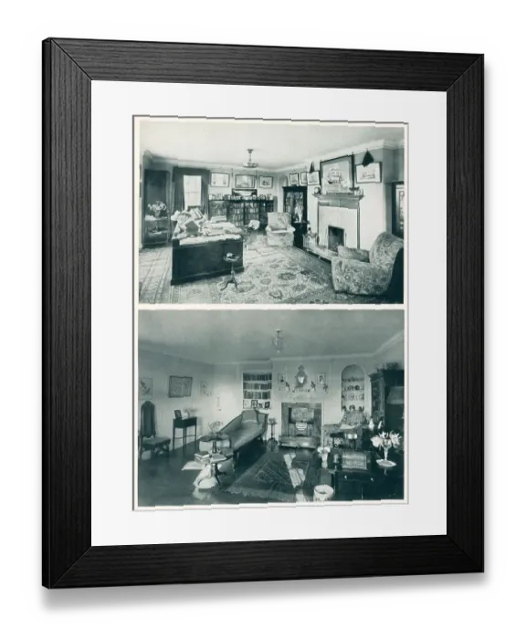 Framed Print : Mere House, Hamble, Hampshire, Interiors Framed Print : Mere House, Hamble, Hampshire, Interiors