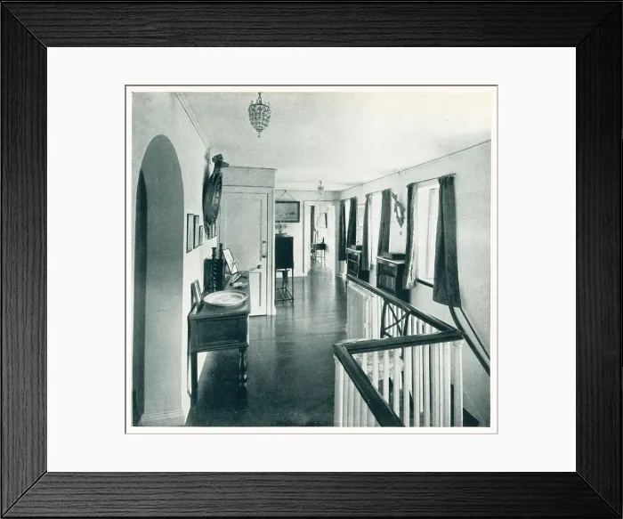 Framed Print : Mere House, Hamble, Hampshire, Landing Framed Print : Mere House, Hamble, Hampshire, Landing