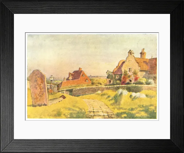 Framed Print : The White House, Great Chart, Kent Framed Print : The White House, Great Chart, Kent