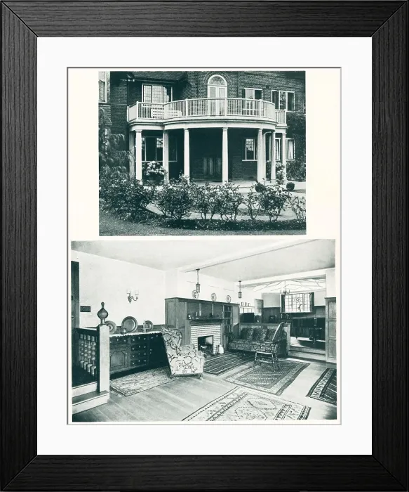 Framed Print : Corone House, Chorley Wood Framed Print : Corone House, Chorley Wood