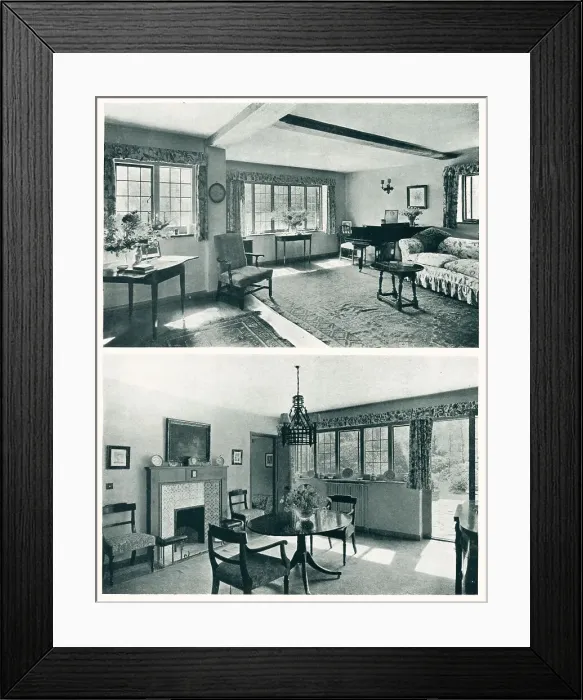 Framed Print : Kirkby Underwood, Esher, Surrey, Interiors Framed Print : Kirkby Underwood, Esher, Surrey, Interiors