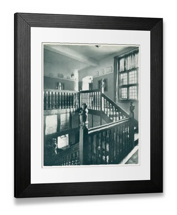 Framed Print : Remodelling Of Avonside, Bidford-On-Avon, Staircase Framed Print : Remodelling Of Avonside, Bidford-On-Avon, Staircase