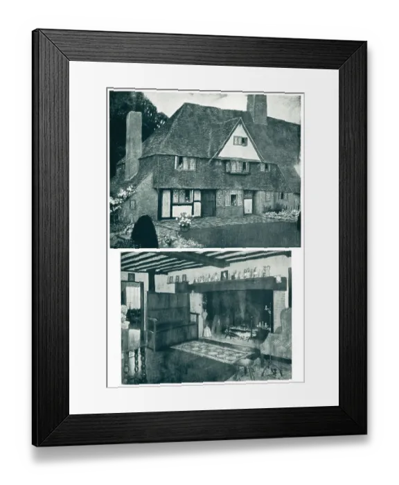 Framed Print : The White House, Great Chart, Kent Framed Print : The White House, Great Chart, Kent
