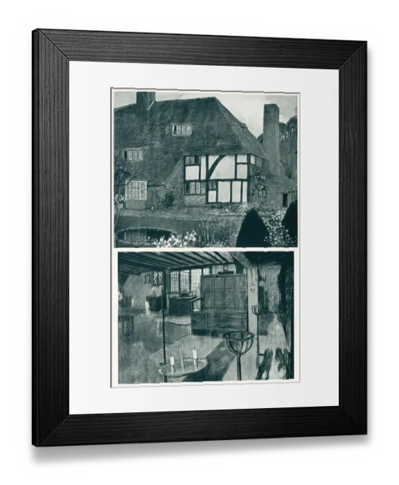 Framed Print : The White House, Great Chart, Kent Framed Print : The White House, Great Chart, Kent