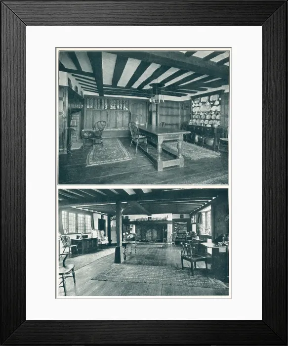 Framed Print : The White House, Great Chart, Kent, Interiors Framed Print : The White House, Great Chart, Kent, Interiors