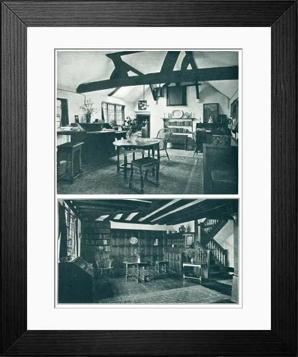 Framed Print : The White House, Great Chart, Kent, Interiors Framed Print : The White House, Great Chart, Kent, Interiors