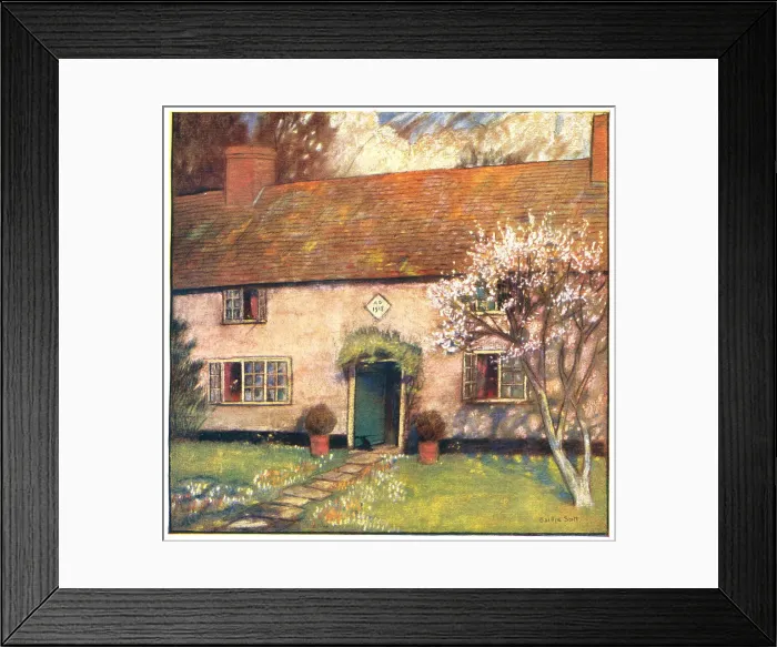 Framed Print : Baillie Scott Kent Cottages Framed Print : Baillie Scott Kent Cottages