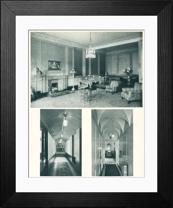 Framed Print : Kensington Palace Mansions Hotel, Interiors