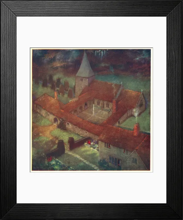 Framed Print : Baillie Scott War Memorial Framed Print : Baillie Scott War Memorial