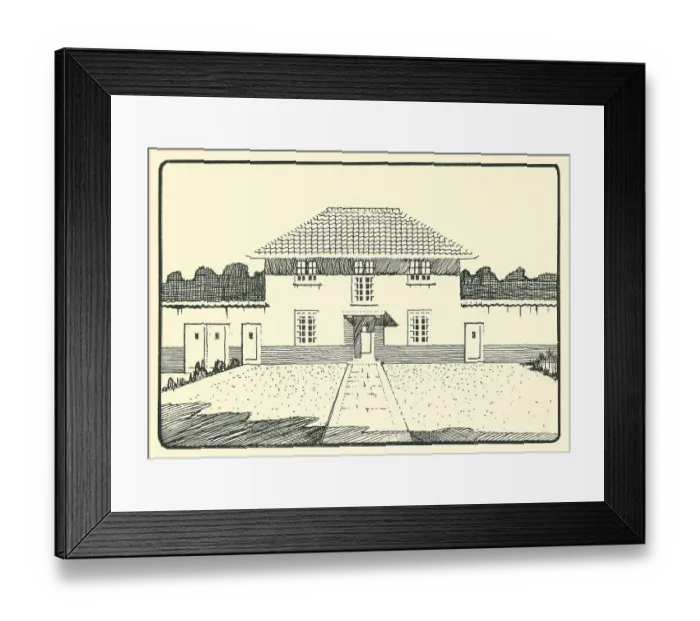 Framed Print : Weekend Cottage, Oxhey Framed Print : Weekend Cottage, Oxhey