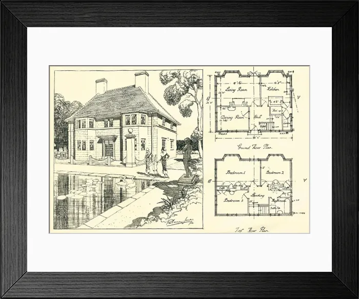 Framed Print : House At Hove, Sussex Framed Print : House At Hove, Sussex