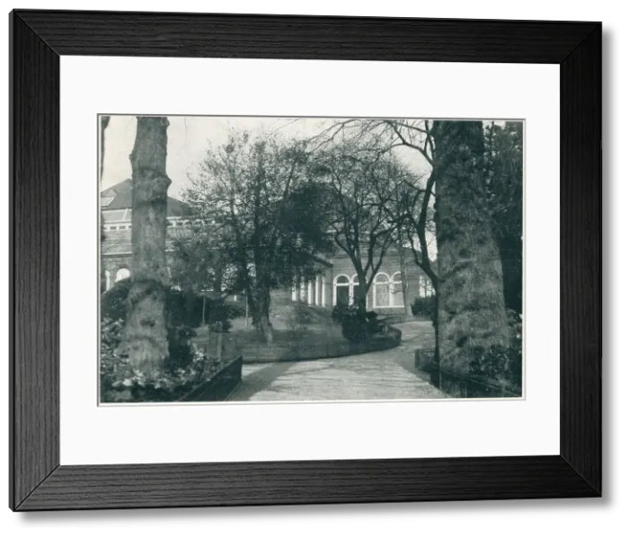 Framed Print : Conservatories And Tropical Gardens, Avery Hill Park Framed Print : Conservatories And Tropical Gardens, Avery Hill Park