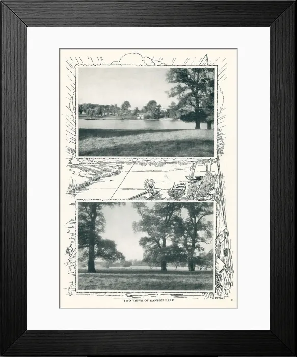Framed Print : Danson Park Framed Print : Danson Park
