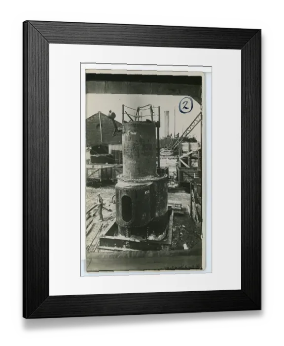 Framed Print : Construction of the Queensway Mersey Tunnel Framed Print : Construction of the Queensway Mersey Tunnel