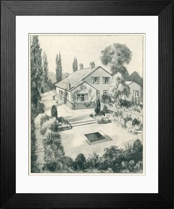 Framed Print : Marlborough Park Avenue Garden Framed Print : Marlborough Park Avenue Garden