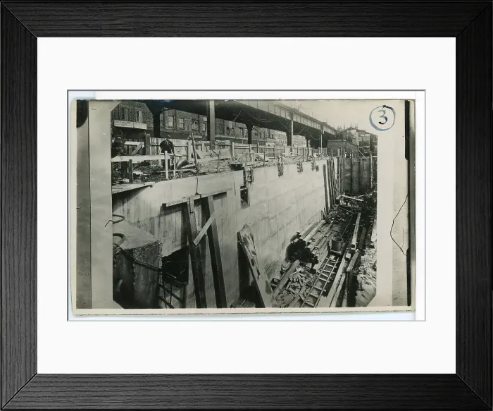 Framed Print : Construction of the Queensway Mersey Tunnel Framed Print : Construction of the Queensway Mersey Tunnel