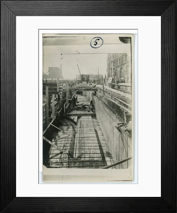 Framed Print : Construction of the Queensway Mersey Tunnel Framed Print : Construction of the Queensway Mersey Tunnel