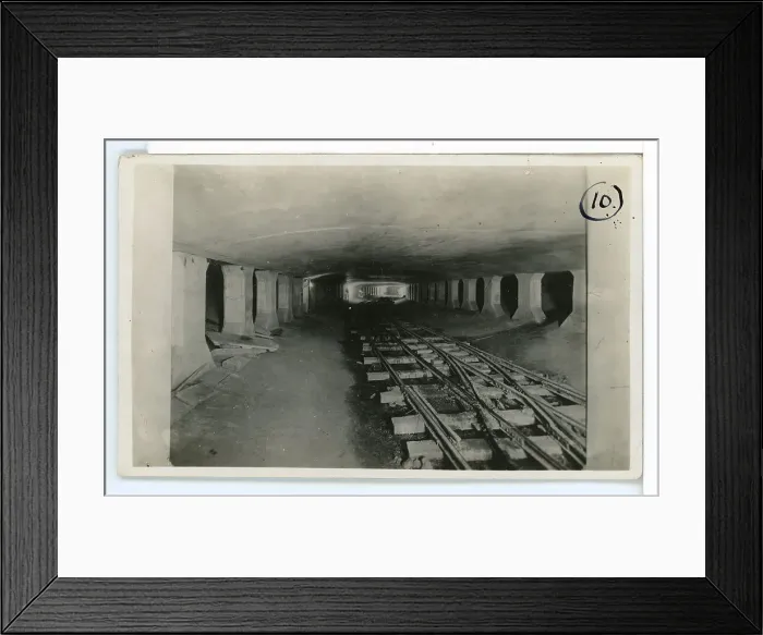 Framed Print : Construction of the Queensway Mersey Tunnel Framed Print : Construction of the Queensway Mersey Tunnel