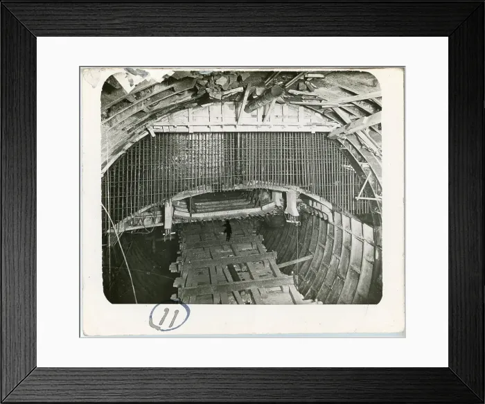 Framed Print : Construction of the Queensway Mersey Tunnel