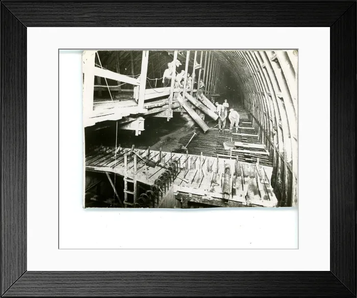 Framed Print : Construction of the Queensway Mersey Tunnel Framed Print : Construction of the Queensway Mersey Tunnel