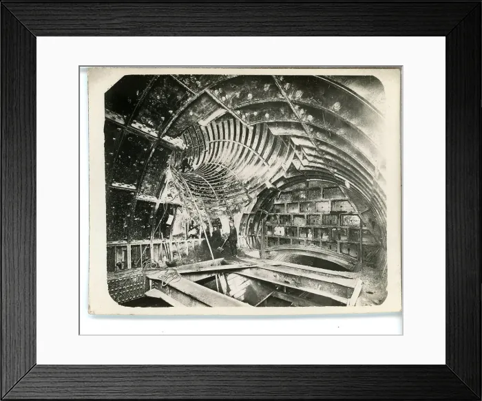 Framed Print : Construction of the Queensway Mersey Tunnel Framed Print : Construction of the Queensway Mersey Tunnel