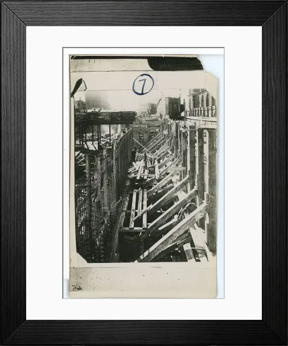 Framed Print : Construction of the Queensway Mersey Tunnel Framed Print : Construction of the Queensway Mersey Tunnel
