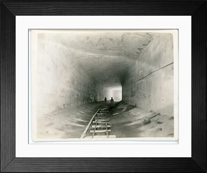 Framed Print : Construction of the Queensway Mersey Tunnel Framed Print : Construction of the Queensway Mersey Tunnel