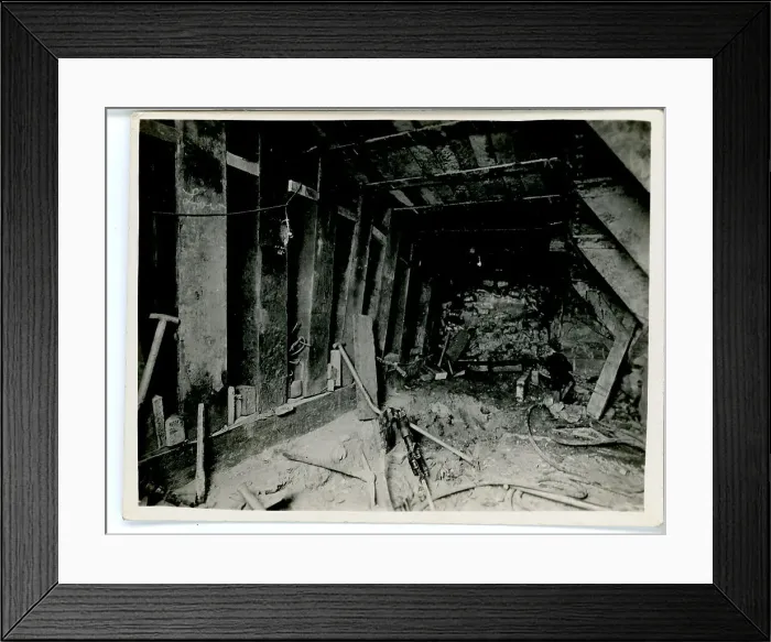 Framed Print : Construction of the Queensway Mersey Tunnel Framed Print : Construction of the Queensway Mersey Tunnel