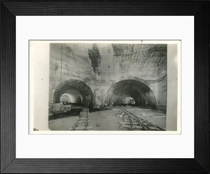 Framed Print : Construction of the Queensway Mersey Tunnel Framed Print : Construction of the Queensway Mersey Tunnel