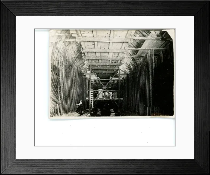Framed Print : Construction of the Queensway Mersey Tunnel Framed Print : Construction of the Queensway Mersey Tunnel