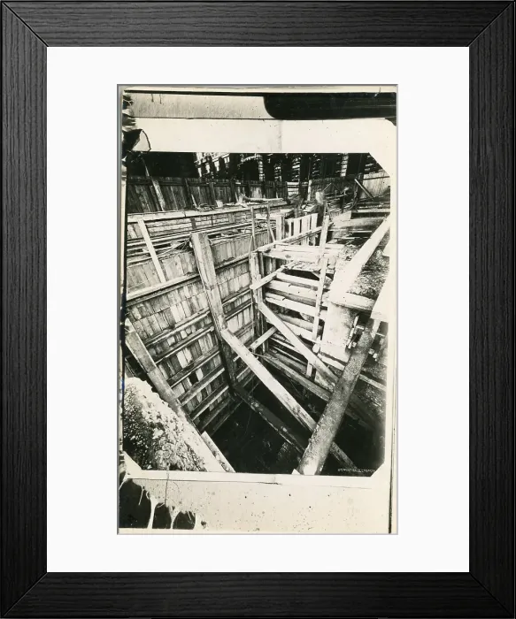 Framed Print : Construction of the Queensway Mersey Tunnel Framed Print : Construction of the Queensway Mersey Tunnel