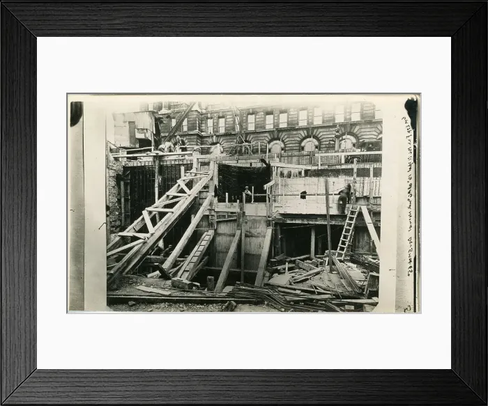 Framed Print : Construction of the Queensway Mersey Tunnel Framed Print : Construction of the Queensway Mersey Tunnel