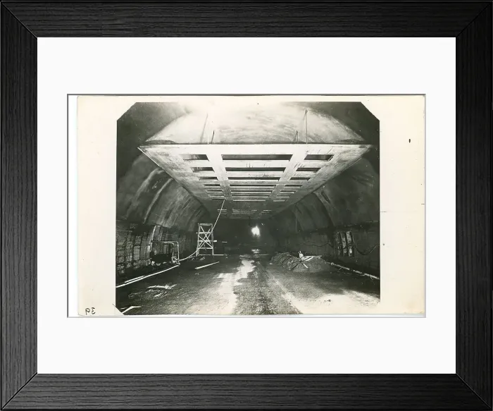 Framed Print : Construction of the Queensway Mersey Tunnel Framed Print : Construction of the Queensway Mersey Tunnel