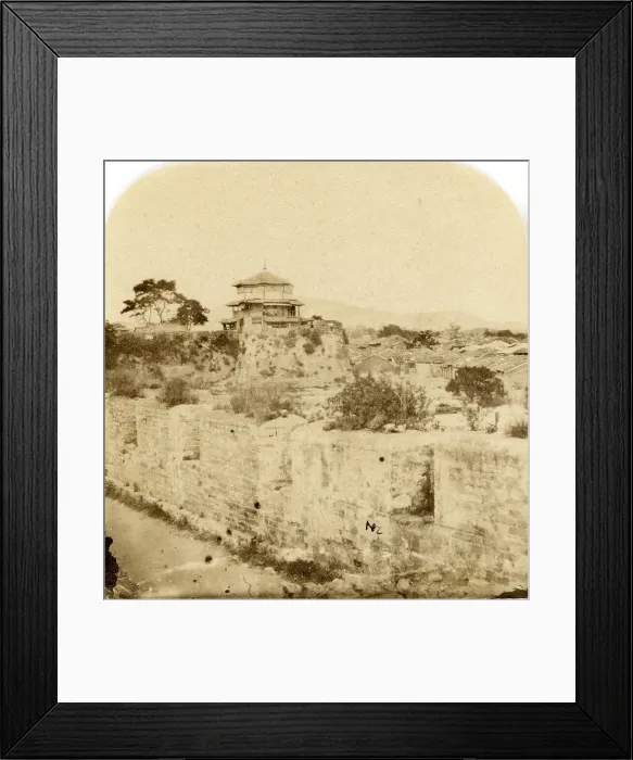 Framed Print : Canton. Small Pagoda on the Southeast of the City