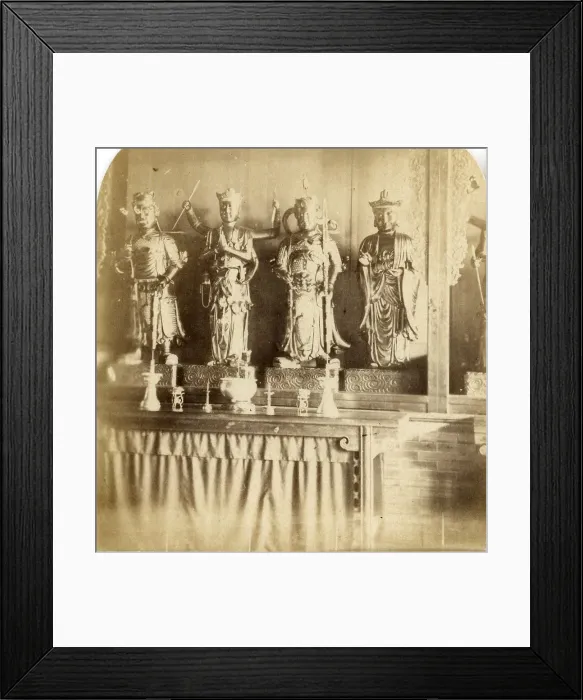 Framed Print : Canton. Joss in the Temple of Longevity Framed Print : Canton. Joss in the Temple of Longevity