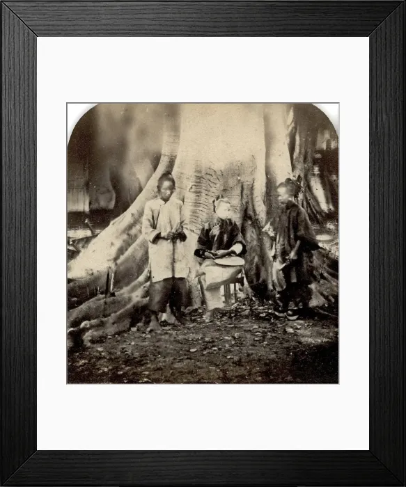 Framed Print : Canton. Group of a Chinese Lady and Attendants Framed Print : Canton. Group of a Chinese Lady and Attendants