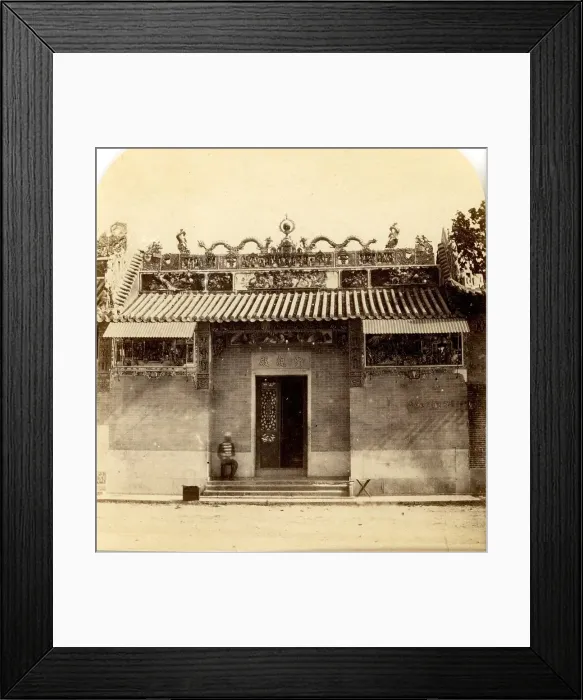 Framed Print : Temple in Canton Framed Print : Temple in Canton
