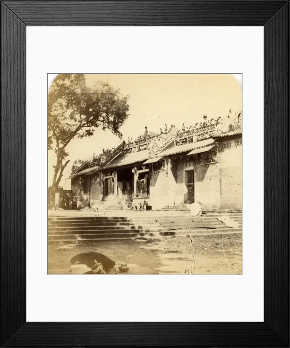 Framed Print : Canton. Joss House, Perspective View Framed Print : Canton. Joss House, Perspective View