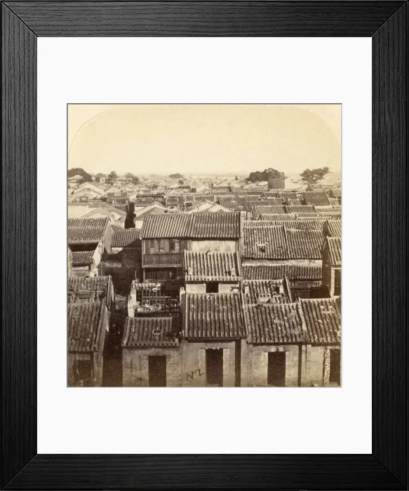Framed Print : View of the Canton River, Junks, and the Island of Hohnan Framed Print : View of the Canton River, Junks, and the Island of Hohnan