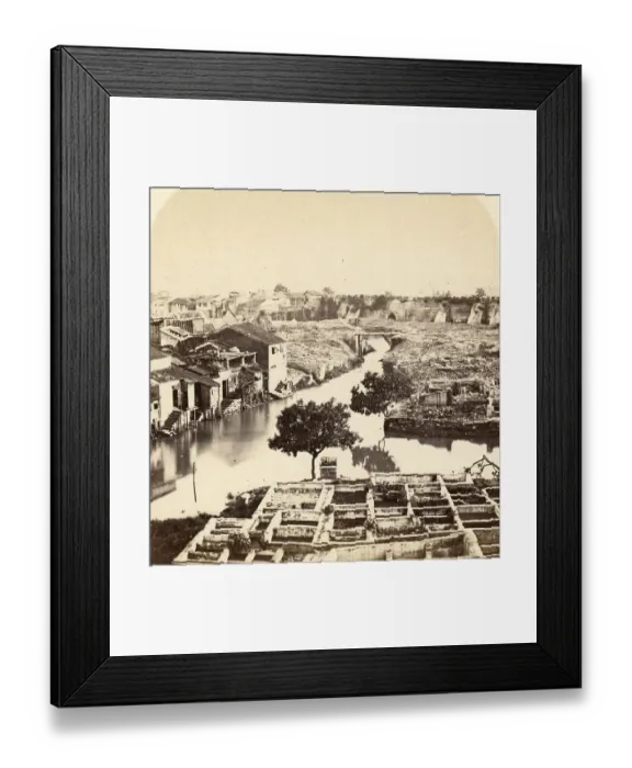 Framed Print : Canton. View taken from the Walls on the West Side Framed Print : Canton. View taken from the Walls on the West Side