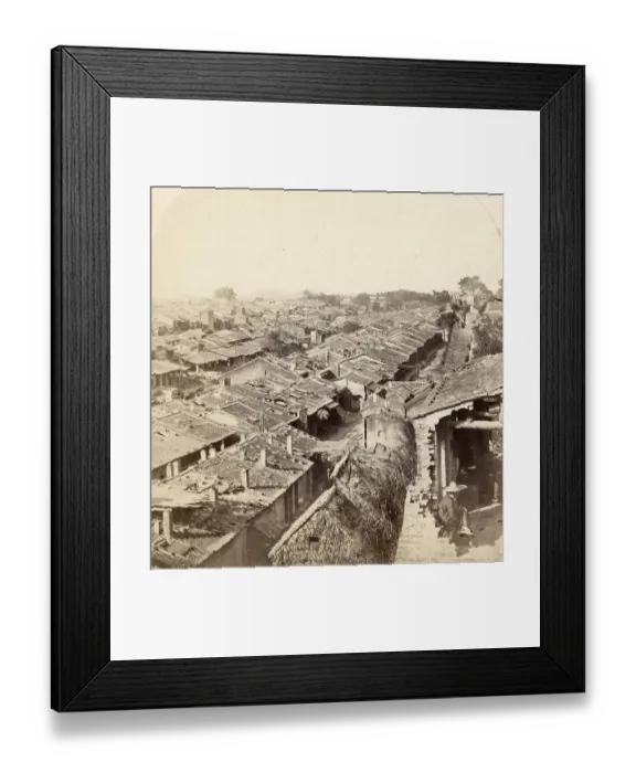 Framed Print : Pierre Joseph Rossier. Views in China issued by Negretti and Zambra in 1859 and 1861 Framed Print : Pierre Joseph Rossier. Views in China issued by Negretti and Zambra in 1859 and 1861