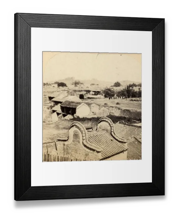Framed Print : Panorama of Canton taken from Southeast to Northwest Framed Print : Panorama of Canton taken from Southeast to Northwest