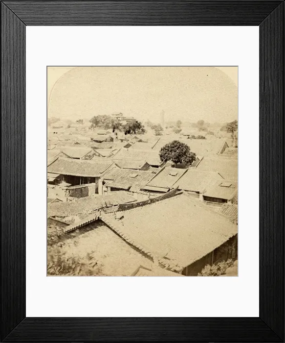 Framed Print : Canton. Panorama taken from the South Gate Framed Print : Canton. Panorama taken from the South Gate