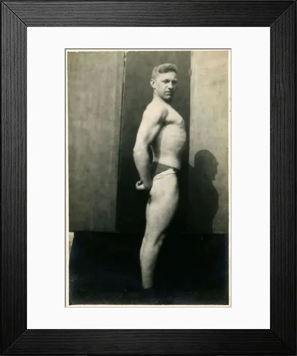 Framed Print : Frank Bell Body Builder from Darlington Framed Print : Frank Bell Body Builder from Darlington