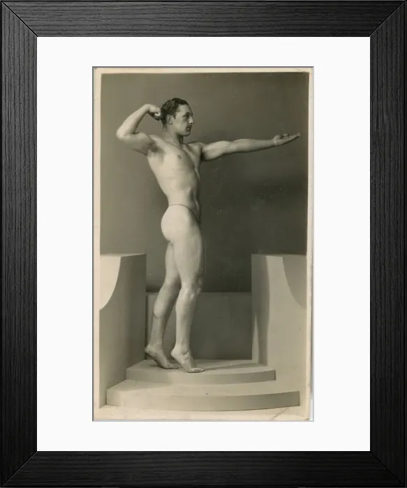 Framed Print : Frank Bell Body Builder from Darlington Framed Print : Frank Bell Body Builder from Darlington