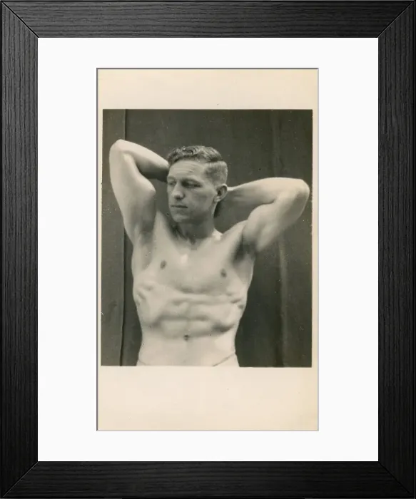 Framed Print : Frank Bell Body Builder from Darlington Framed Print : Frank Bell Body Builder from Darlington