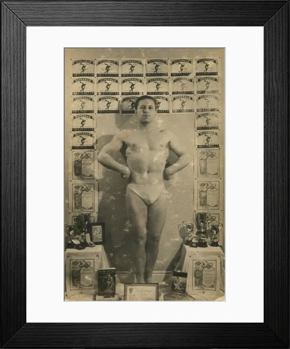 Framed Print : Frank Bell Body Builder from Darlington Framed Print : Frank Bell Body Builder from Darlington