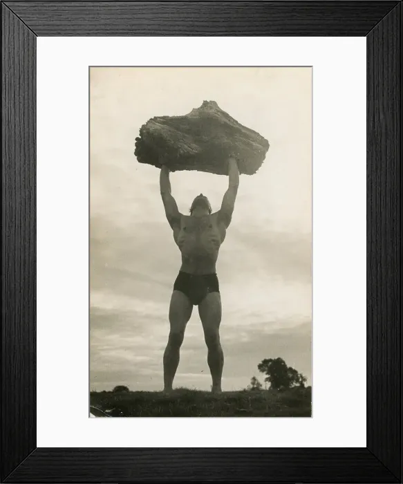 Framed Print : Frank Bell Body Builder from Darlington Framed Print : Frank Bell Body Builder from Darlington