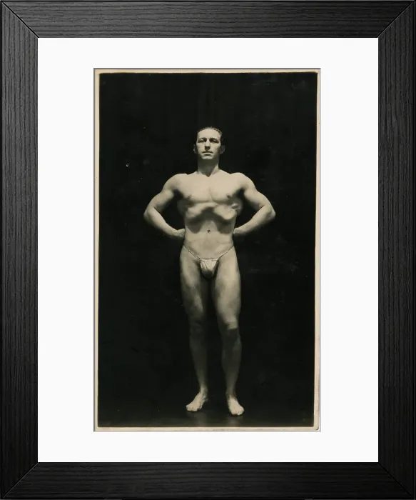 Framed Print : Frank Bell Body Builder from Darlington Framed Print : Frank Bell Body Builder from Darlington
