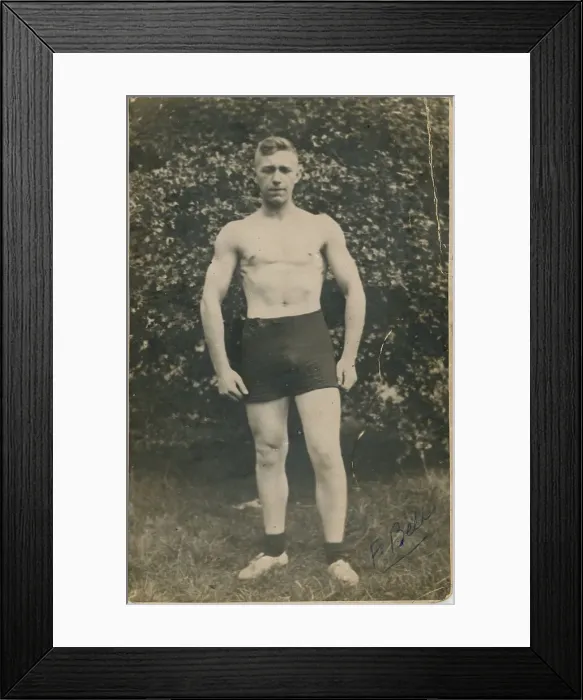 Framed Print : Frank Bell Body Builder from Darlington Framed Print : Frank Bell Body Builder from Darlington
